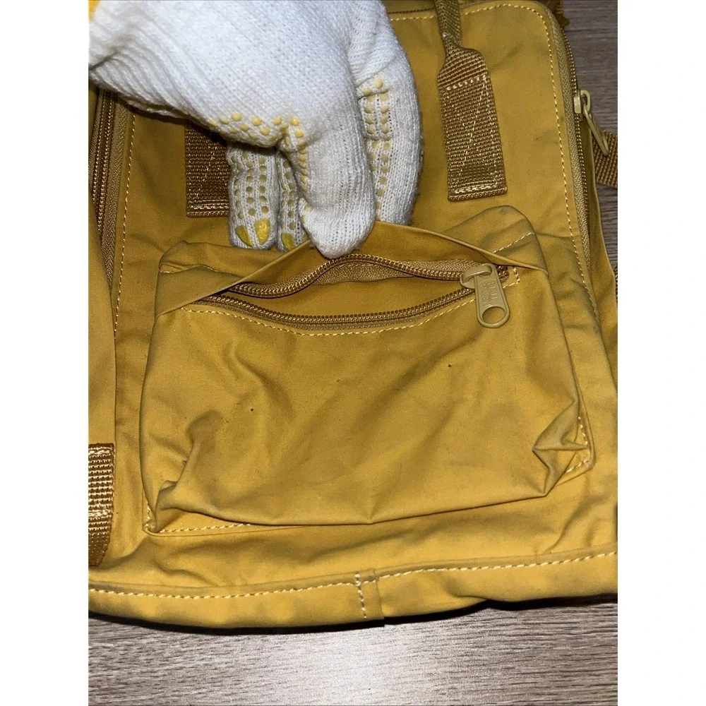 Fjallraven Kanken Backpack Yellow Classic Bookbag Seat Pad Outdoor School Bag